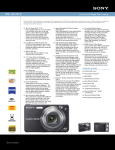 Sony DSC-W170/B Marketing Specifications