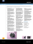 Sony DSC-W130/P Marketing Specifications