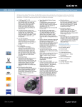Sony DSC-W120/P Marketing Specifications