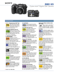 Sony DSC-V3 Marketing Specifications