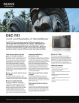 Sony DSC-TX1/H Marketing Specifications