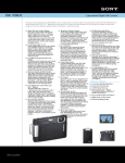 Sony DSC-T200/B Marketing Specifications