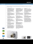 Sony DSC-S750 Marketing Specifications