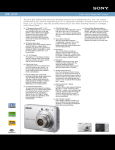 Sony DSC-S730 Marketing Specifications