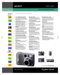 Sony DSC-S60 Marketing Specifications