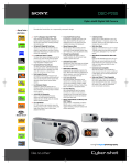 Sony DSC-P200 Marketing Specifications
