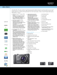 Sony DSC-H55/B Marketing Specifications