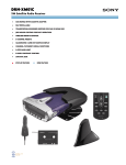 Sony DRN-XM01C Marketing Specifications
