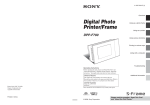 Sony DPP-F700 User's Manual