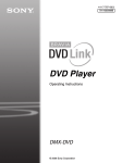 Sony DMX-DVD Operating Instructions