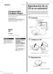Sony DISCMAN D-M801 User's Manual