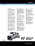 Sony DCR-VX2100 Marketing Specifications