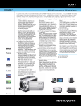 Sony DCR-SR67 Marketing Specifications