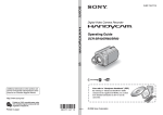 Sony DCR-SR40 Operating Guide