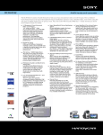 Sony DCR-HC62 Marketing Specifications