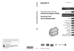 Sony DCR-DVD850 Operating Guide