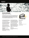 Sony DCR-DVD650 Marketing Specifications