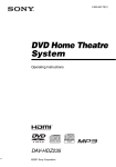 Sony DAV-HDZ235 User's Manual