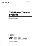 Sony DAV-DZ555M User's Manual