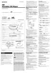 Sony D-NF341 User's Manual