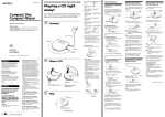 Sony D-E771 User's Manual