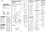 Sony D-E401 User's Manual