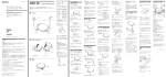 Sony D-E305 User's Manual