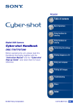 Sony Cyber-shot DSC-T70 User's Manual