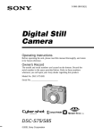 Sony Cyber-shot DSC-S75 User's Manual