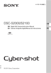 Sony Cyber-shot DSC-S2100/B User's Manual