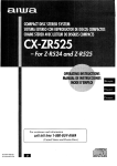 Sony CX-ZR525 User's Manual