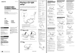Sony D-E440 User's Manual