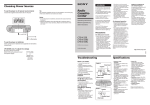 Sony CFS-W338L User's Manual