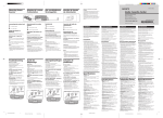 Sony CFS-E14 User's Manual