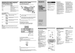 Sony CFS-515L User's Manual