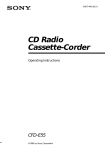 Sony CFD-E55 User's Manual