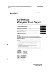 Sony CDX-R3350C User's Manual