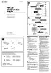 Sony CDX-M800 Installation Instructions