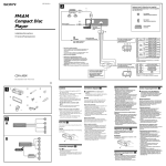 Sony CDX-L450X User's Manual