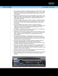 Sony CDX GT550UI User's Manual