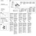 Sony CDX-GT430U Installation/Connections Manual