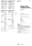 Sony CDX-424RF User's Manual