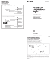 Sony CDX-3100 User's Manual