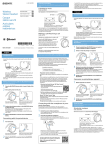Sony MDRAS700BT/O User's Manual