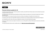 Sony BDV-E370 Update Manual