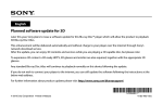 Sony BDP-BX57 Update Manual