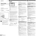 Sony BC VM50 User's Manual