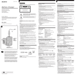 Sony BC V615 User's Manual