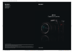 Sony Alpha 100 User's Manual