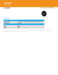 Sony ALC-F405S Marketing Specifications